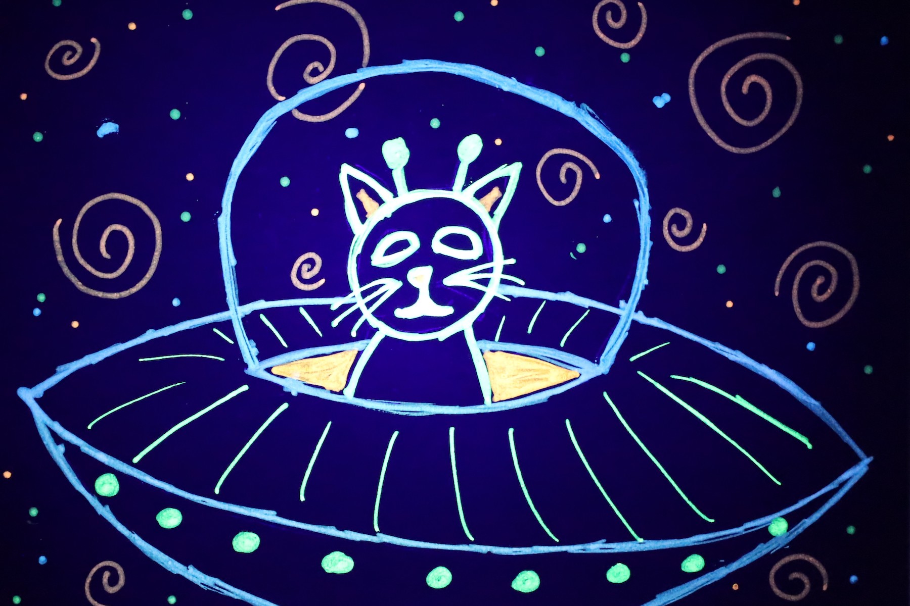 Glow In The Dark Drawing