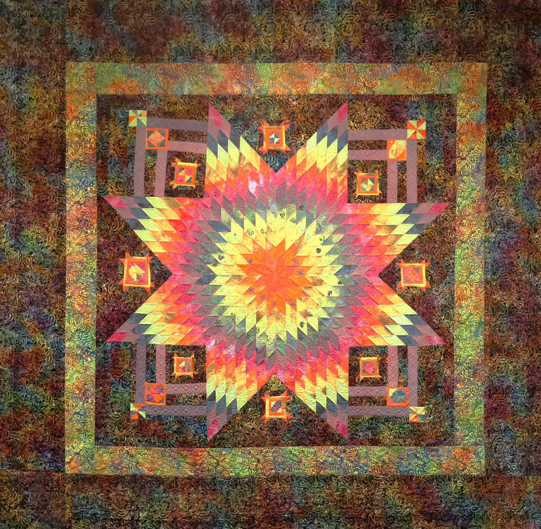 Rosy Petri Community Quilt (2)
