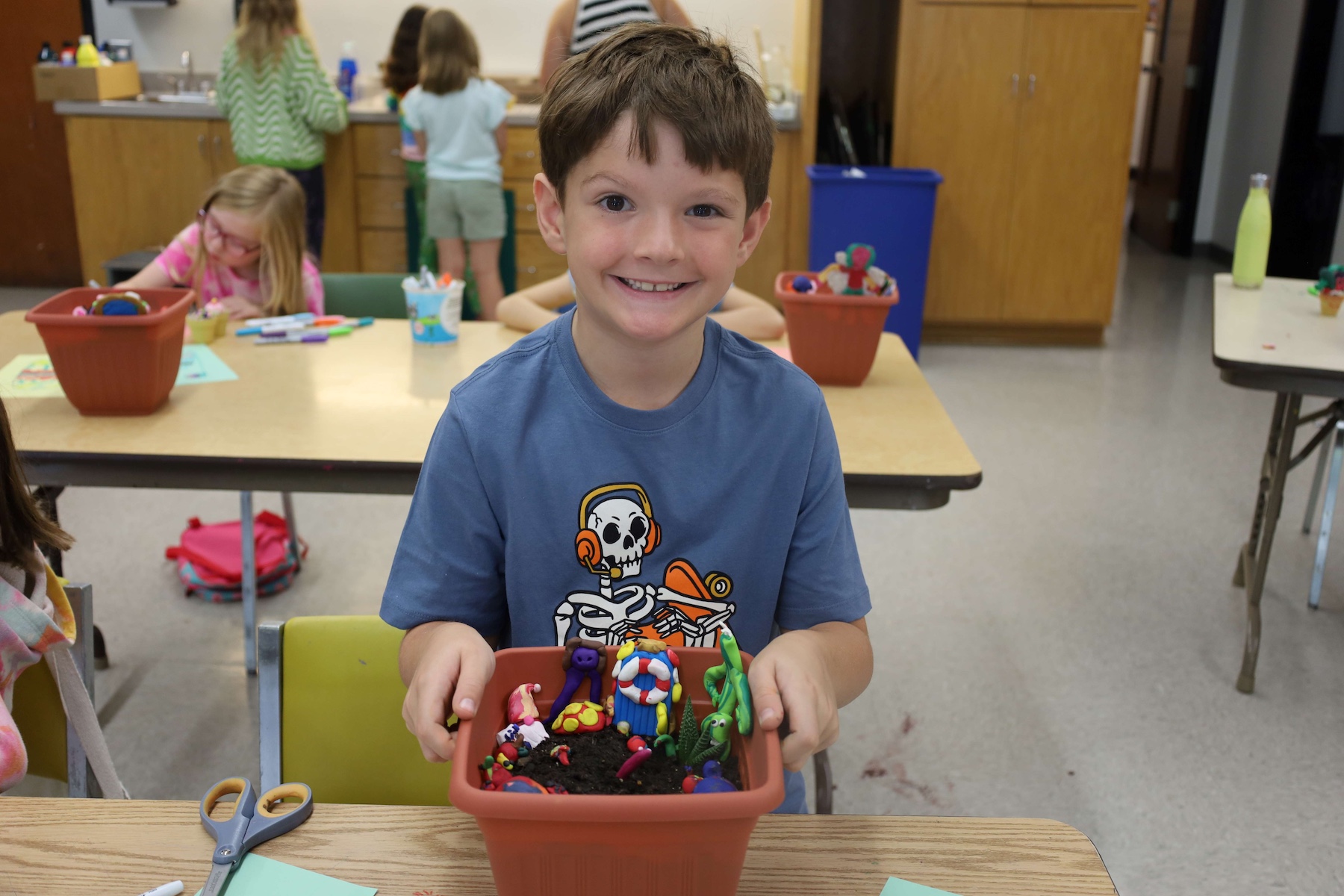 Harrison With Fairy Garden Harrison With Fairy Garden