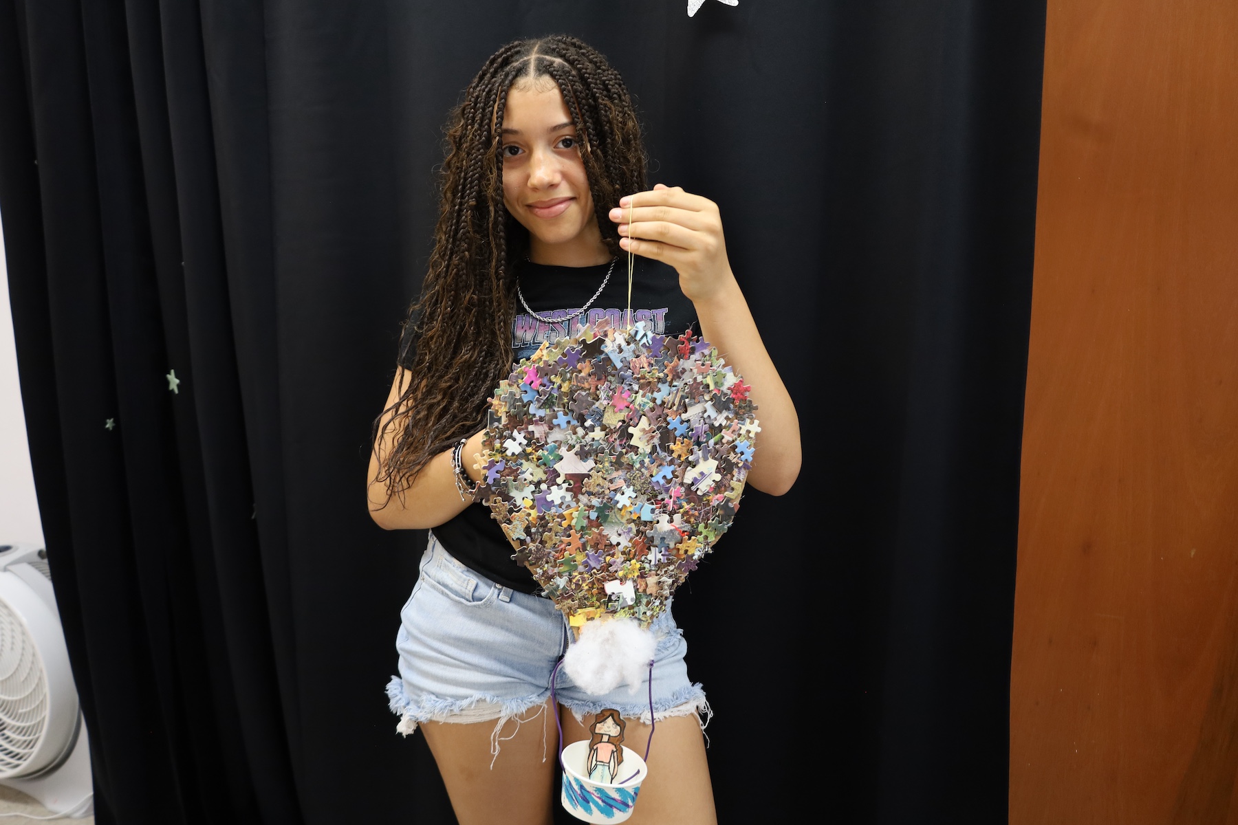 Girl Recycled Art Air Balloon Summer 2025