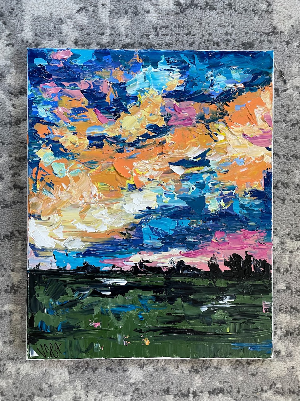Veronica Averkamp Sunset Painting