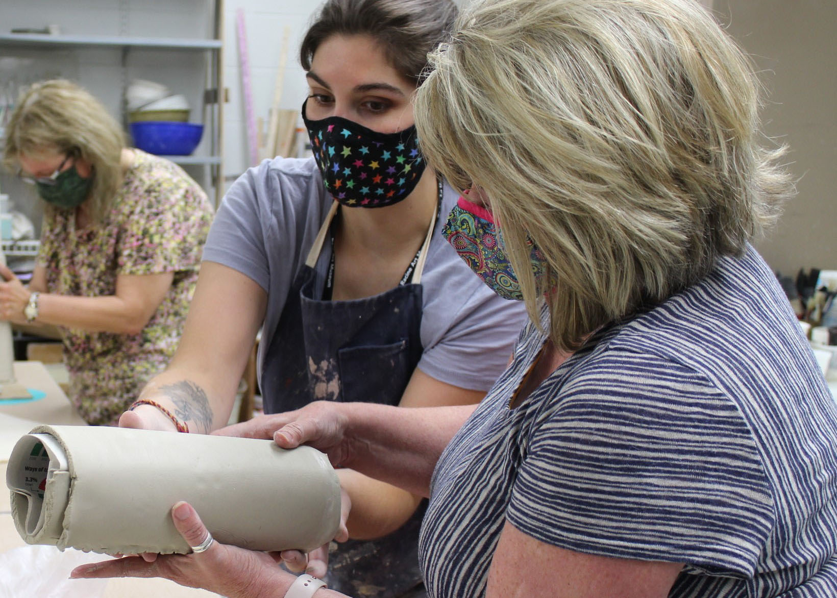 Natalee Helping Clay Vase Hand Building Crop