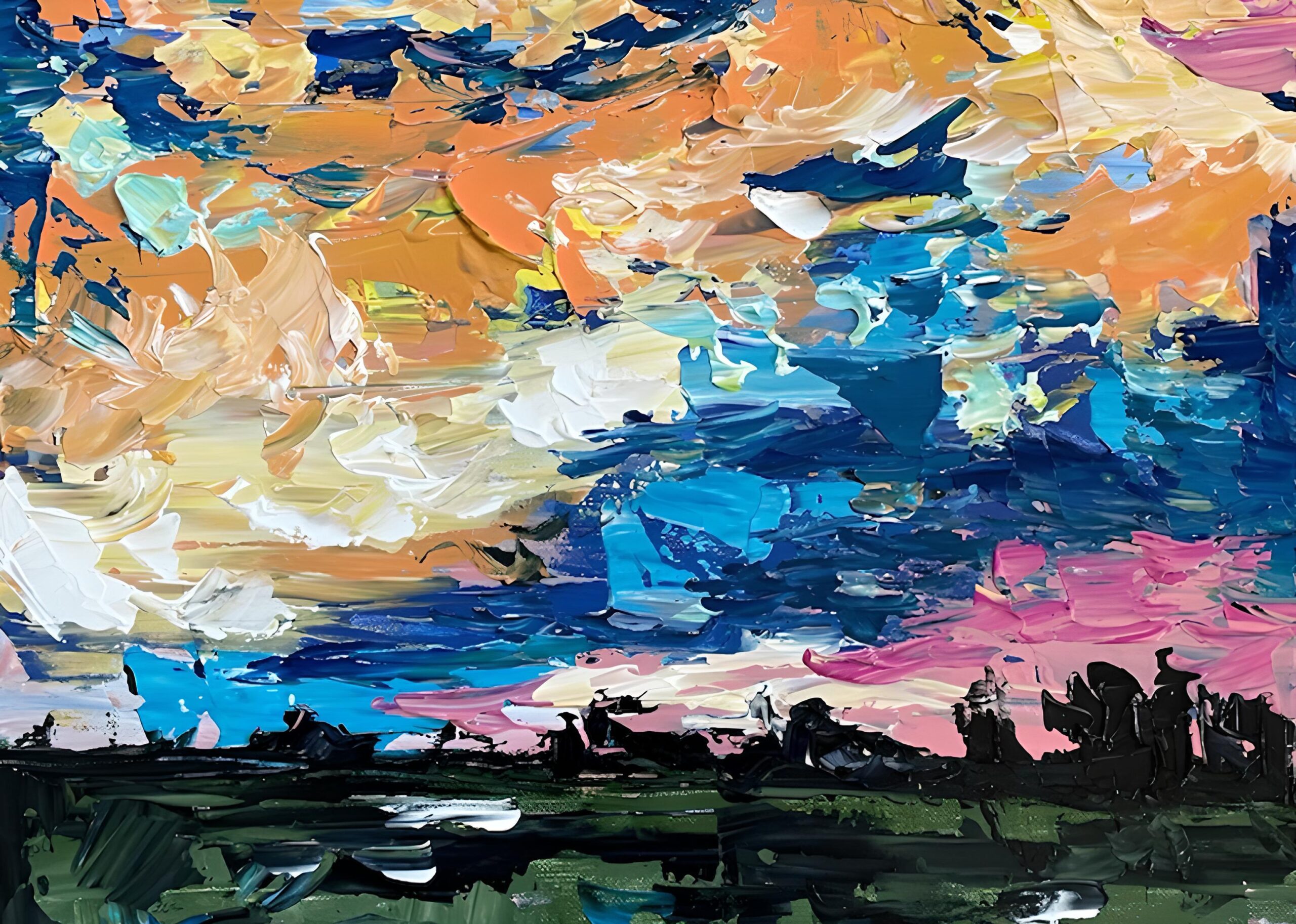 Veronica Averkamp Sunset Painting Crop
