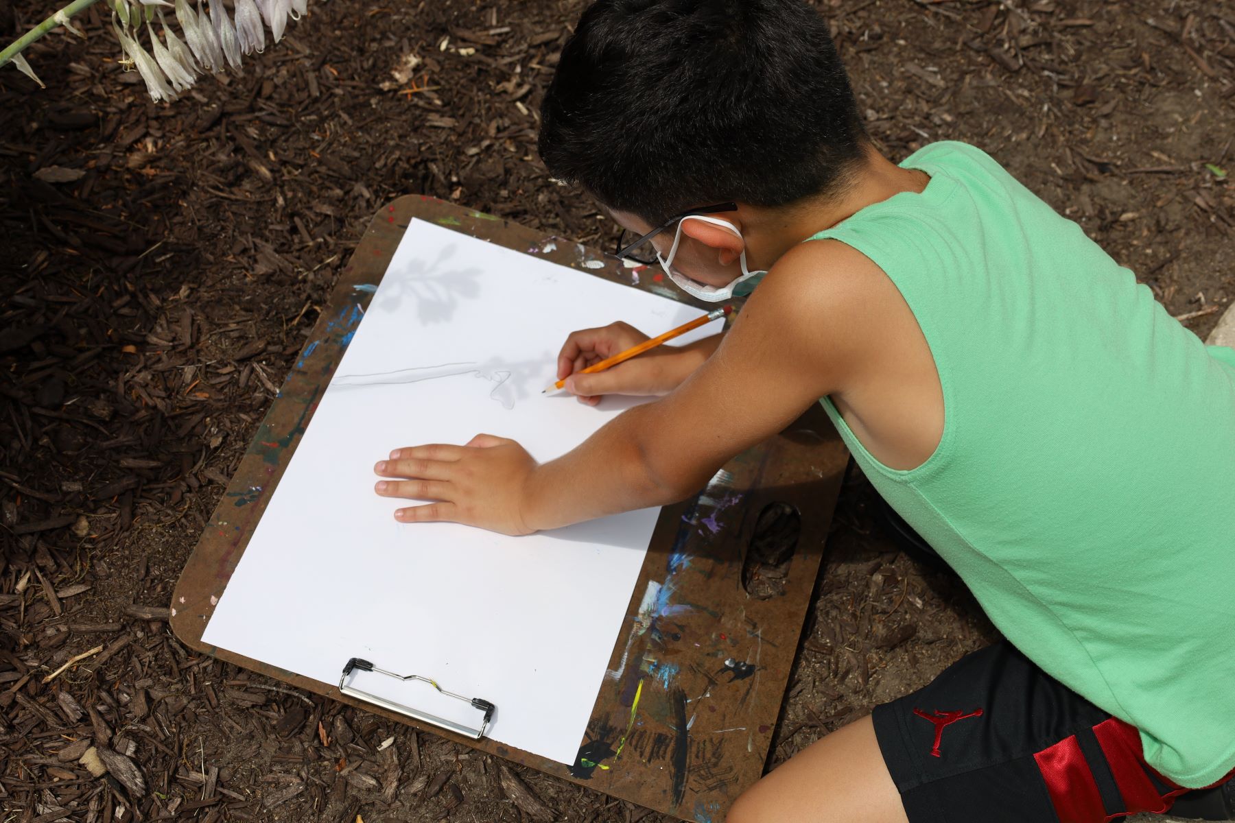 Boy Outside Drawing Wk 4 Summer 20222