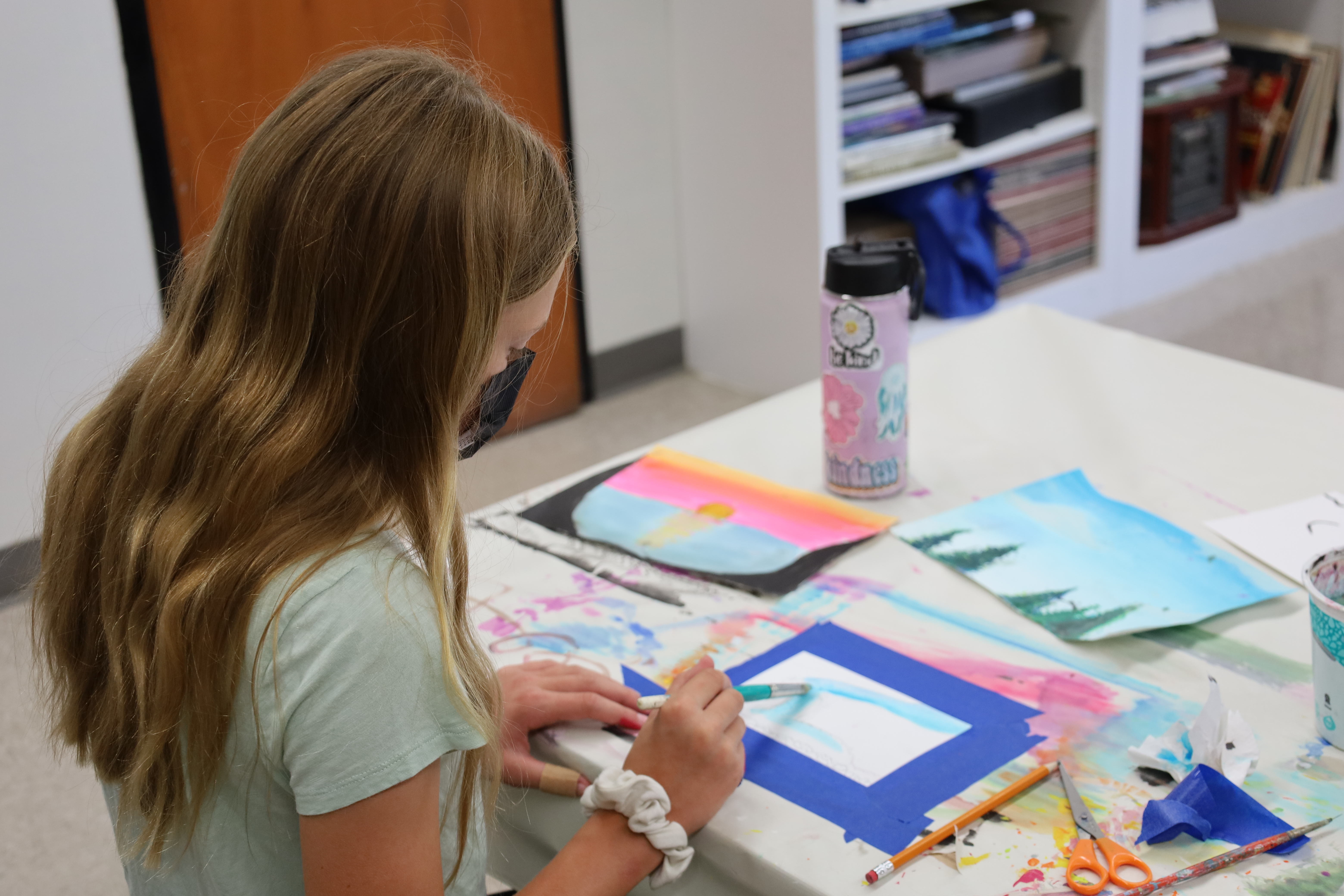 Girl Painting Landscapes Wk 3 Summer 22