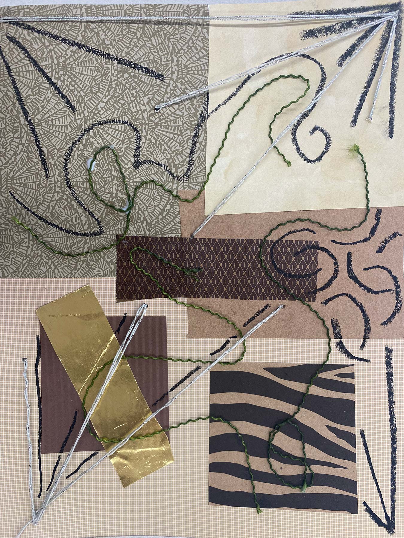 Evelyn Patricia Terry Inspired Abstract Collage Evelyn Patricia Terry Inspired Abstract Collage