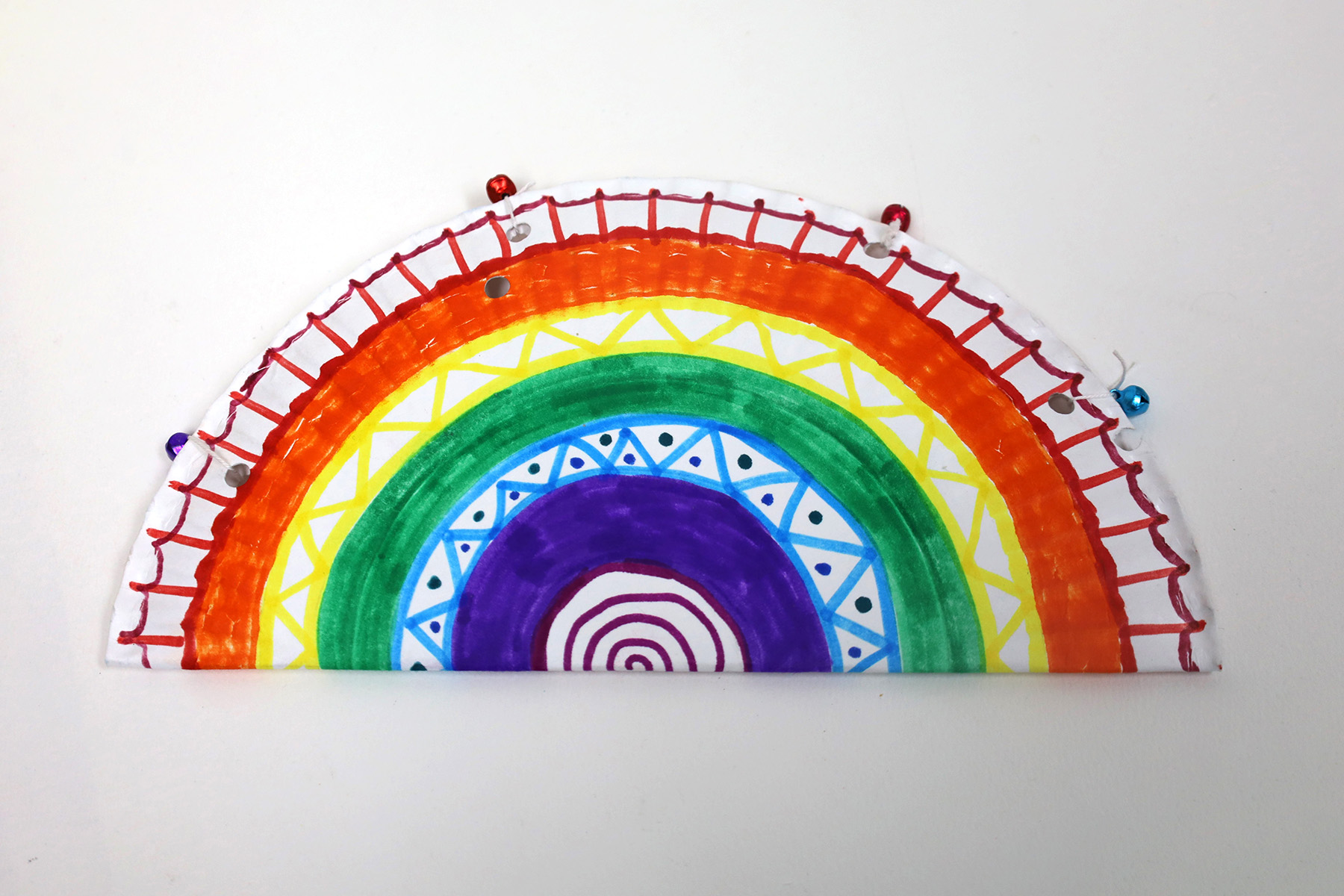 Paper Plate Tambourine