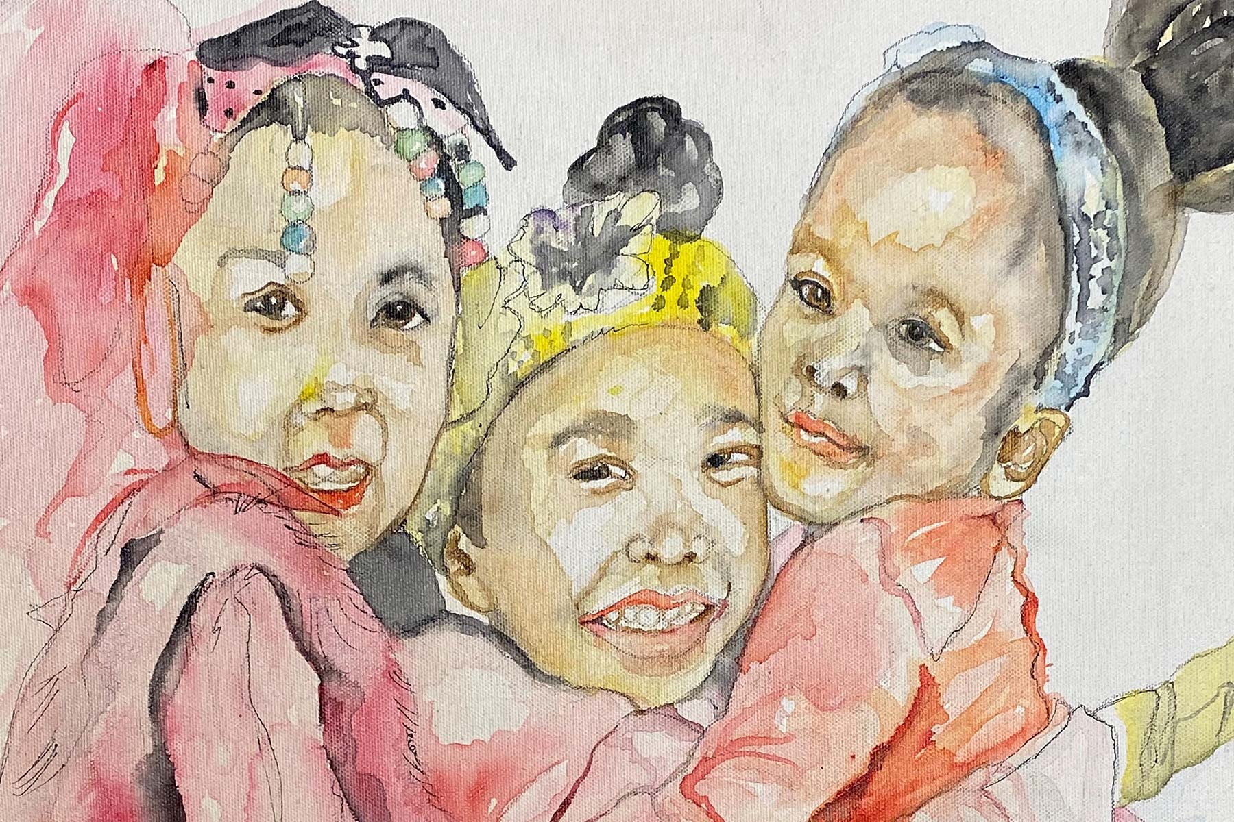 April Harris Watercolor Girls