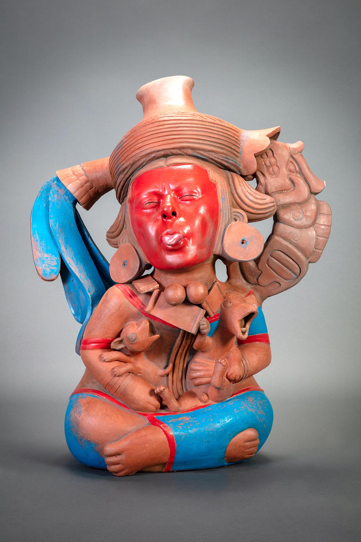 Kukuli Velarde, Najallota Insolente, Maya, México, 750 BC, Playfully disobedient. Does not believe in hierarchies, la hija de la gran…, from the Plunder Me, Baby Series