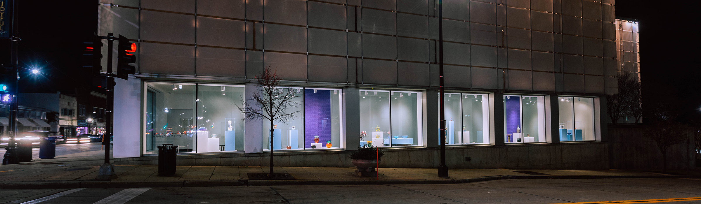 On Fire: Surveying Women in Glass in the Late-Twentieth Century install by Jarvis Lawson