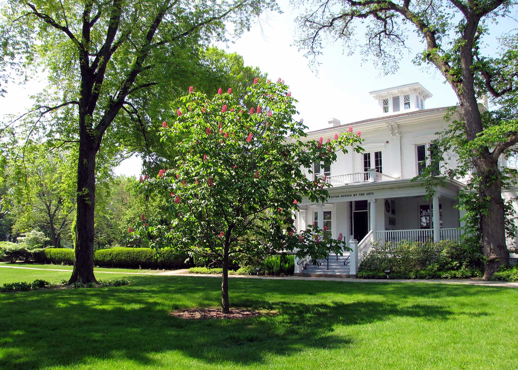 External view of RAM's Wustum Museum of Fine Arts