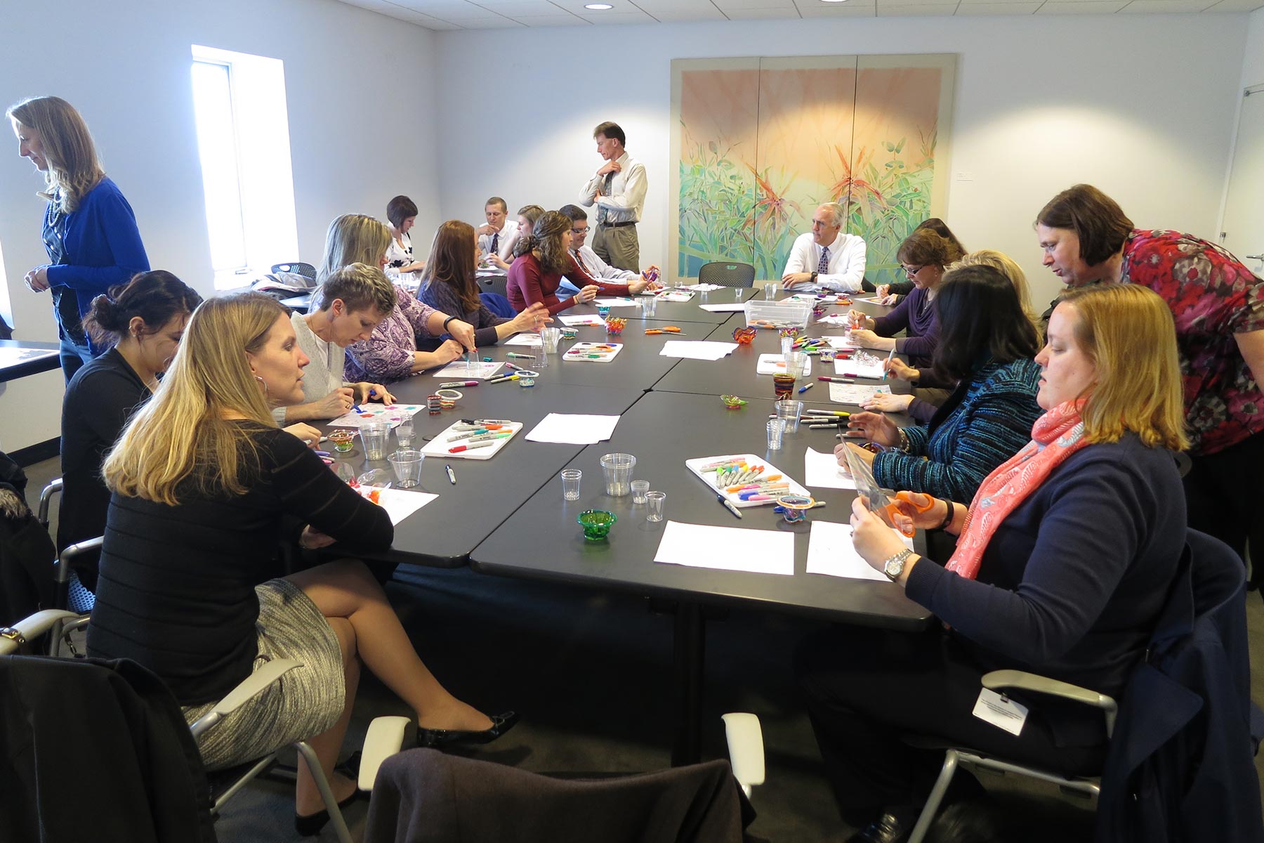 Large group in large conference room at RAM